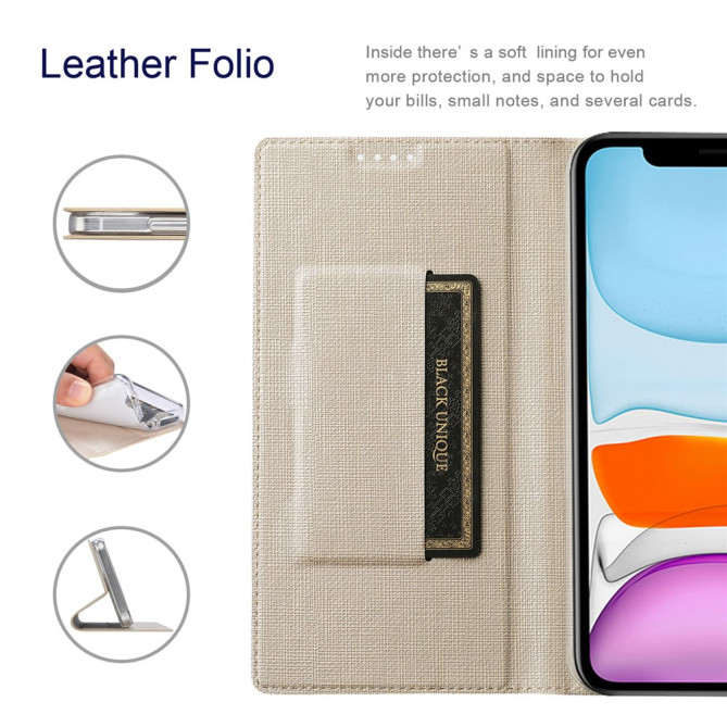 Housse iPhone 13 mini VILI Portefeuille Support Fermeture Automatique