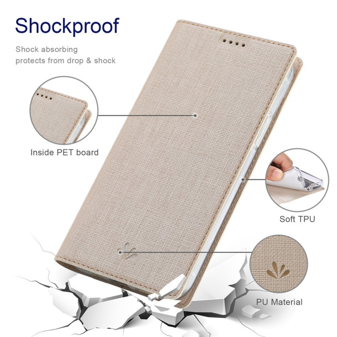 Housse iPhone 13 mini VILI Portefeuille Support Fermeture Automatique
