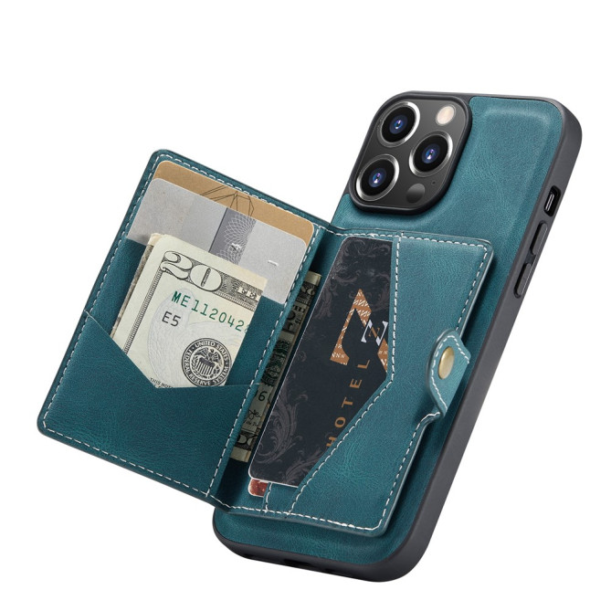 Housse iPhone 13 mini JEEHOOD Portefeuille Magnétique