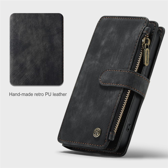 Housse iPhone 13 mini CASEME Portefeuille Fermeture Éclair