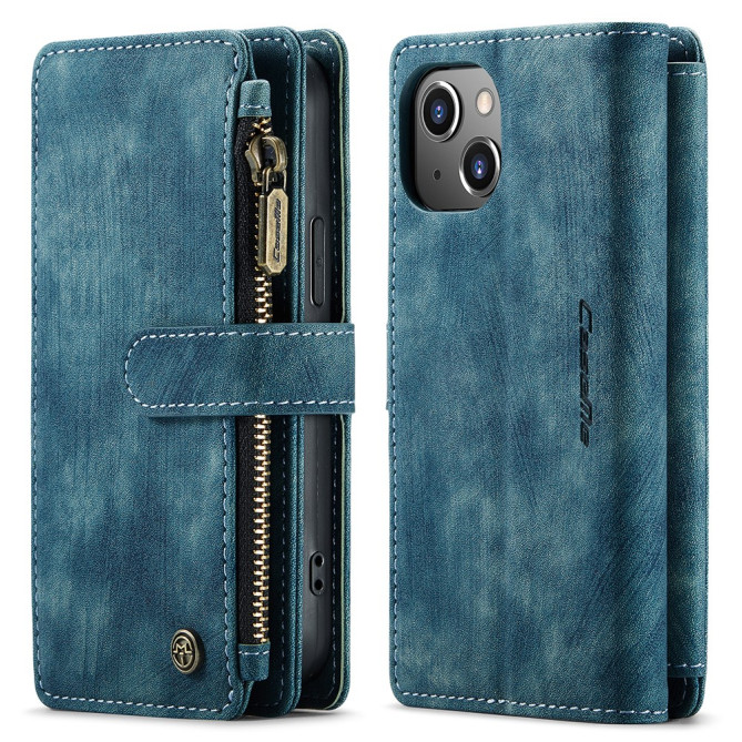 Housse iPhone 13 mini CASEME Portefeuille Fermeture Éclair