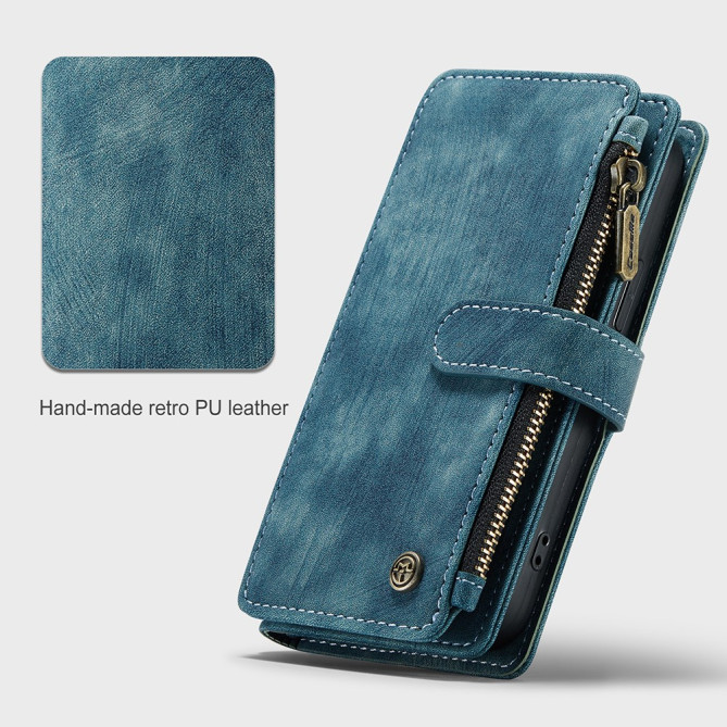 Housse iPhone 13 mini CASEME Portefeuille Fermeture Éclair