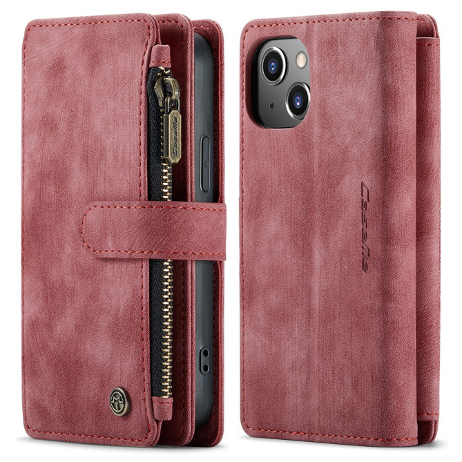Housse iPhone 13 mini CASEME Portefeuille Fermeture Éclair