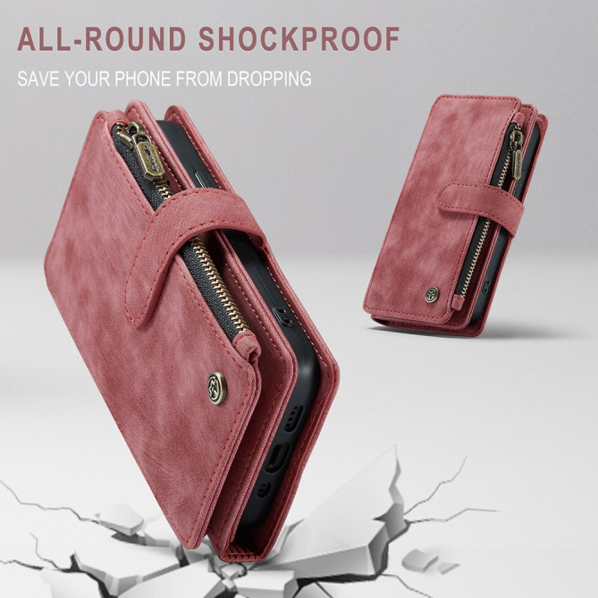 Housse iPhone 13 mini CASEME Portefeuille Fermeture Éclair