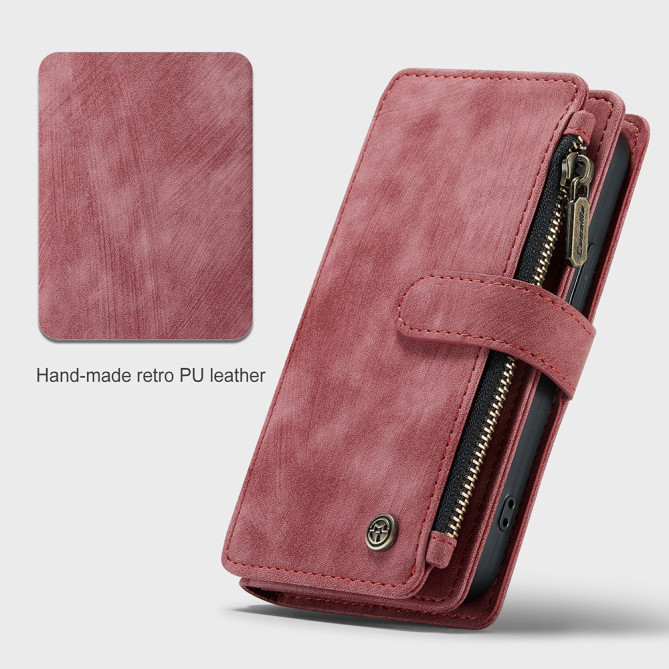 Housse iPhone 13 mini CASEME Portefeuille Fermeture Éclair