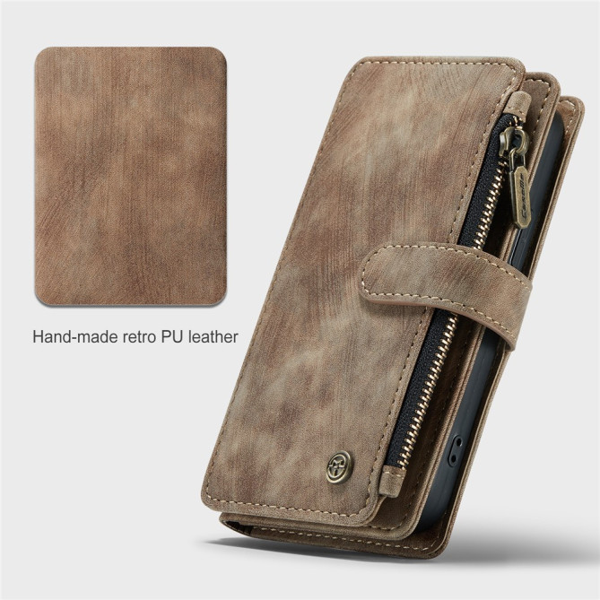 Housse iPhone 13 mini CASEME Portefeuille Fermeture Éclair