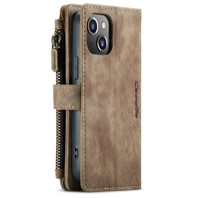 Housse iPhone 13 mini CASEME Portefeuille Fermeture Éclair