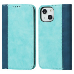 Housse iPhone 13 mini Portefeuille Bicolore