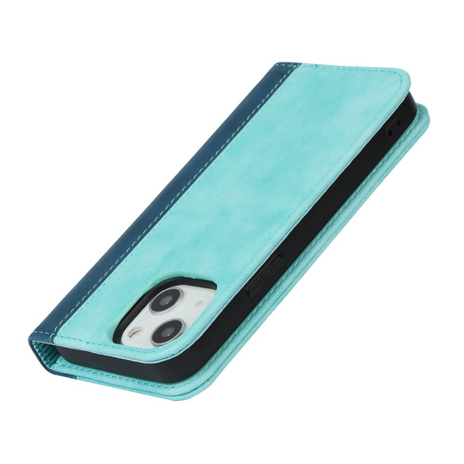 Housse iPhone 13 mini Portefeuille Bicolore