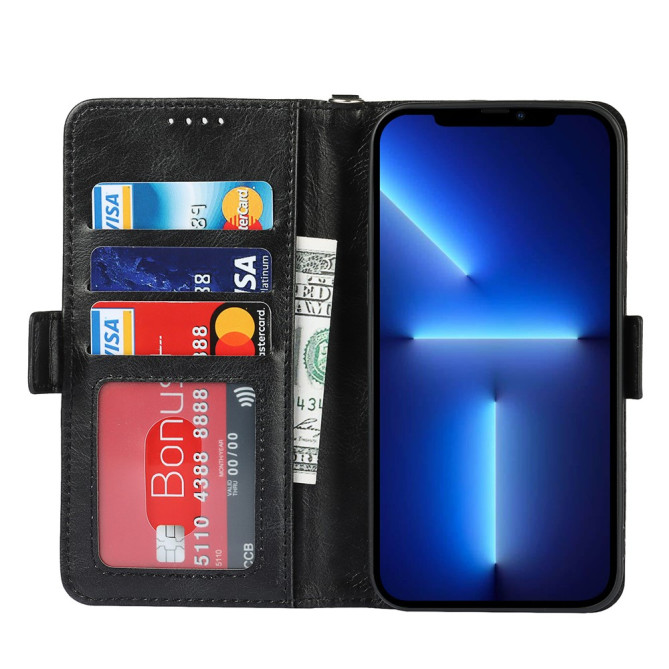 Housse iPhone 13 mini Portefeuille RFID Rétro