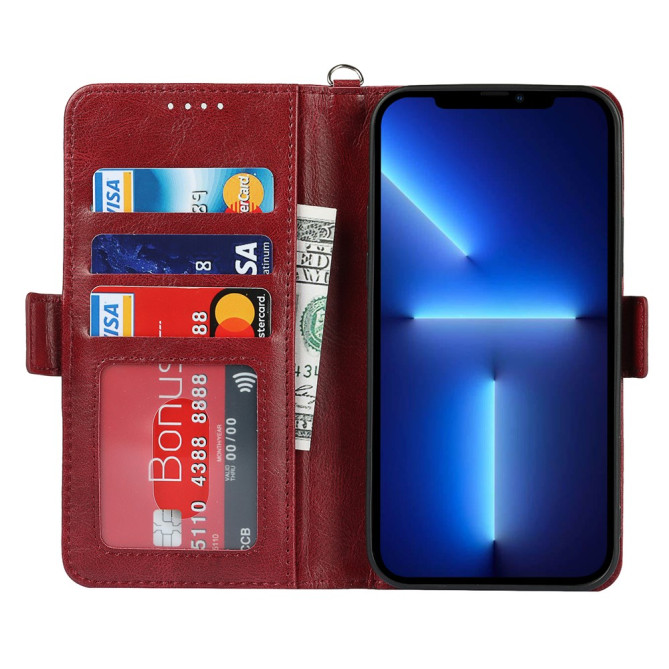 Housse iPhone 13 mini Portefeuille RFID Rétro