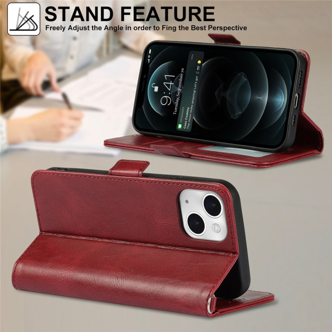 Housse iPhone 13 mini Portefeuille RFID Rétro