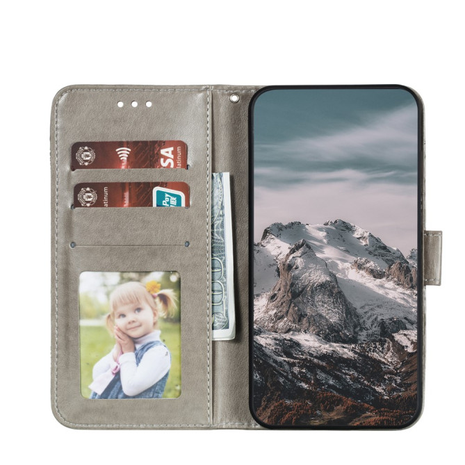 Housse iPhone 13 mini Mandala Floral Portefeuille Support Modèle 2