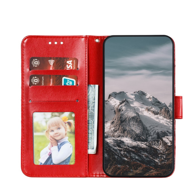 Housse iPhone 13 mini Mandala Floral Portefeuille Support Modèle 2