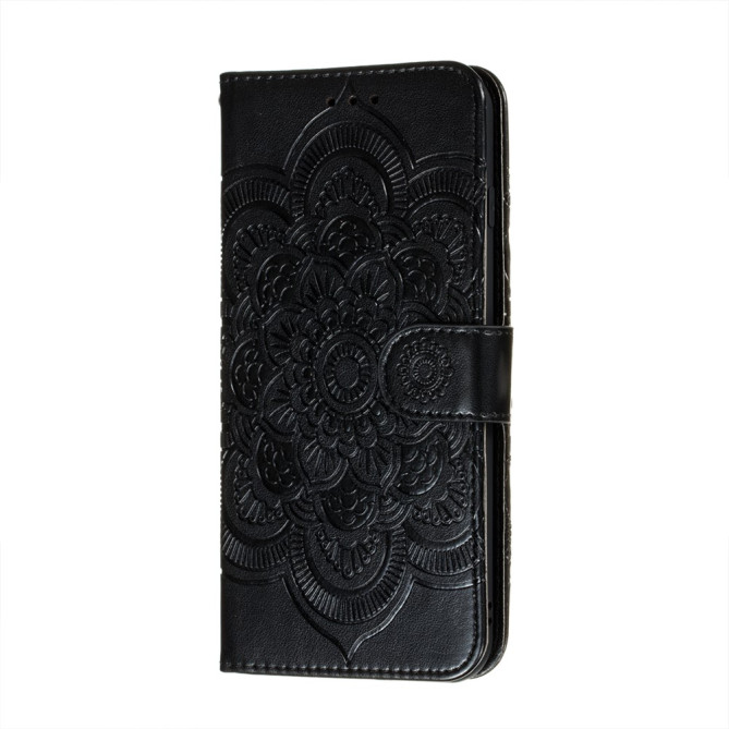 Housse iPhone 13 mini Mandala Floral Portefeuille Support Modèle 2
