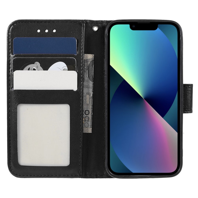 Housse iPhone 13 mini Portefeuille Support Magnétique Modèle 7