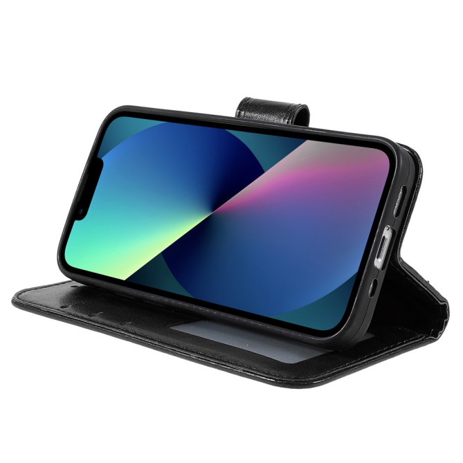 Housse iPhone 13 mini Portefeuille Support Magnétique Modèle 7