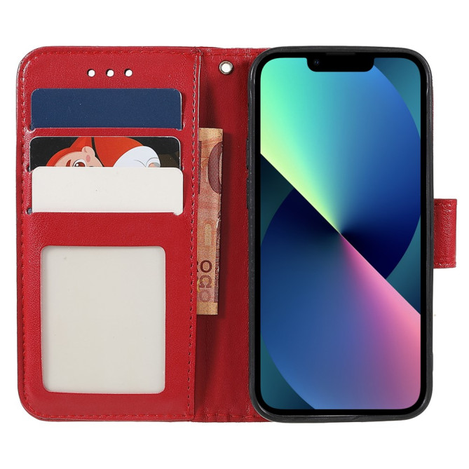 Housse iPhone 13 mini Portefeuille Support Magnétique Modèle 7