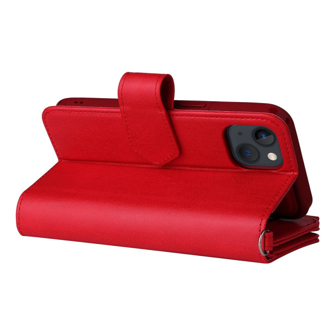 Housse iPhone 13 mini Portefeuille Fermeture Éclair Magnétique