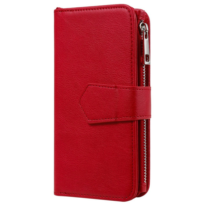 Housse iPhone 13 mini Portefeuille Fermeture Éclair Magnétique