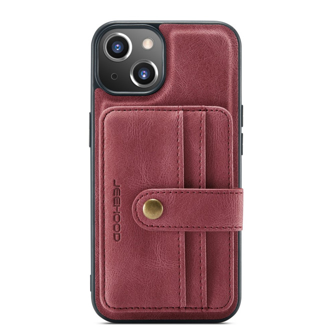 Housse iPhone 13 mini JEEHOOD Portefeuille RFID Magnétique