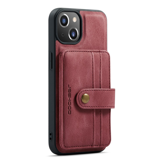 Housse iPhone 13 mini JEEHOOD Portefeuille RFID Magnétique