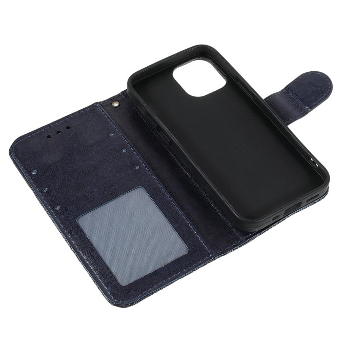 Housse iPhone 13 mini Dentelle Fleurie Portefeuille Support