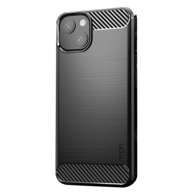 Coque iPhone 13 mini Fibre de Carbone Brossée Modèle 2