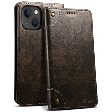 Housse iPhone 13 mini SUTENI Portefeuille Support Anti-Chocs