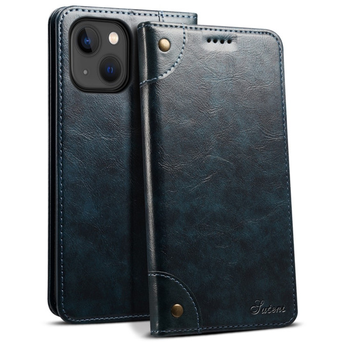 Housse iPhone 13 mini SUTENI Portefeuille Support Anti-Chocs