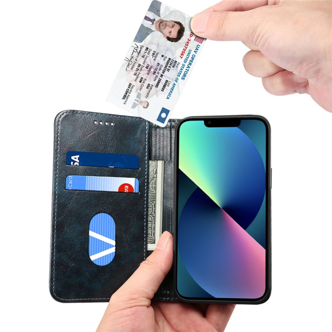 Housse iPhone 13 mini SUTENI Portefeuille Support Anti-Chocs
