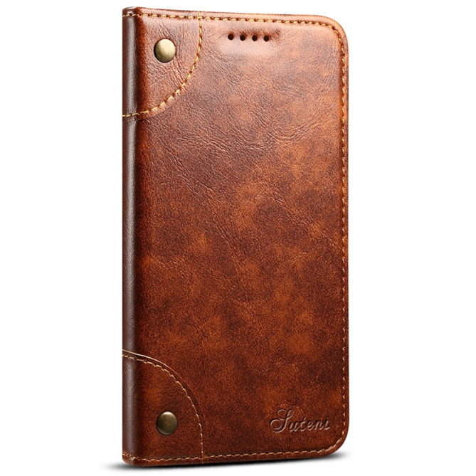 Housse iPhone 13 mini SUTENI Portefeuille Support Anti-Chocs