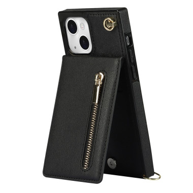 Housse iPhone 13 mini Portefeuille Fermeture Éclair Modèle 3
