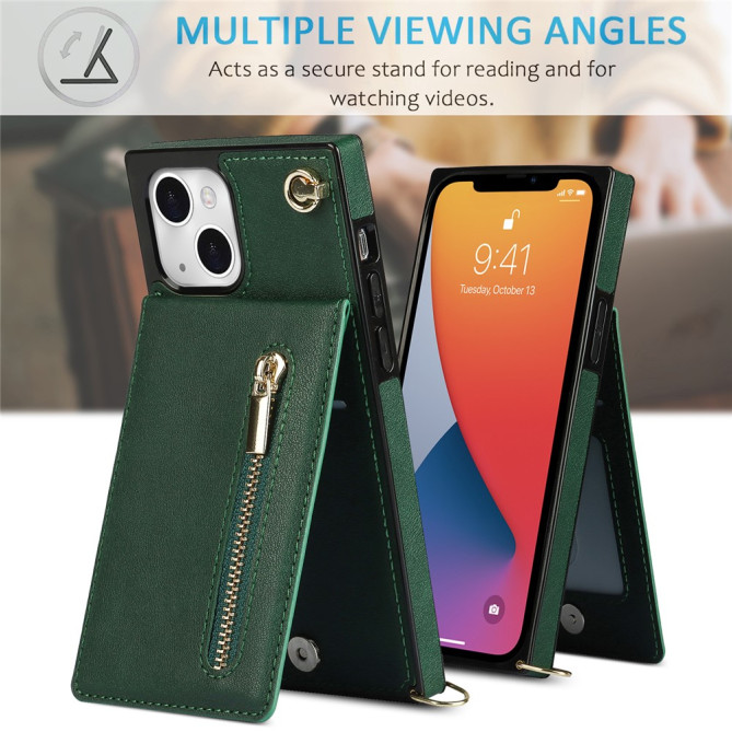 Housse iPhone 13 mini Portefeuille Fermeture Éclair Modèle 3