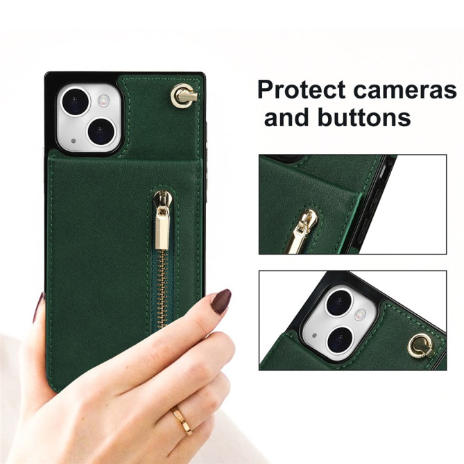 Housse iPhone 13 mini Portefeuille Fermeture Éclair Modèle 3