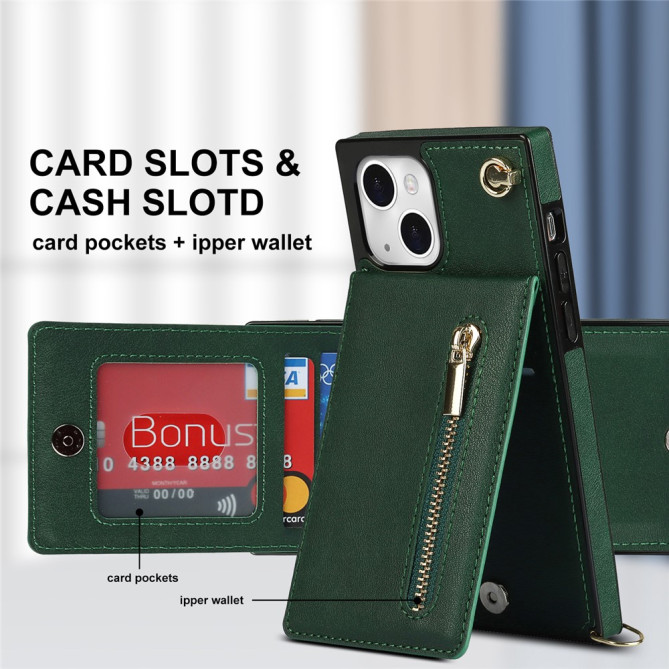 Housse iPhone 13 mini Portefeuille Fermeture Éclair Modèle 3