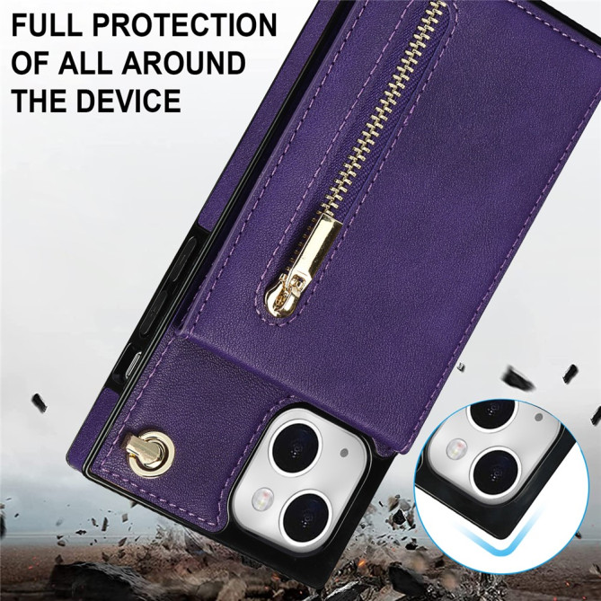 Housse iPhone 13 mini Portefeuille Fermeture Éclair Modèle 3