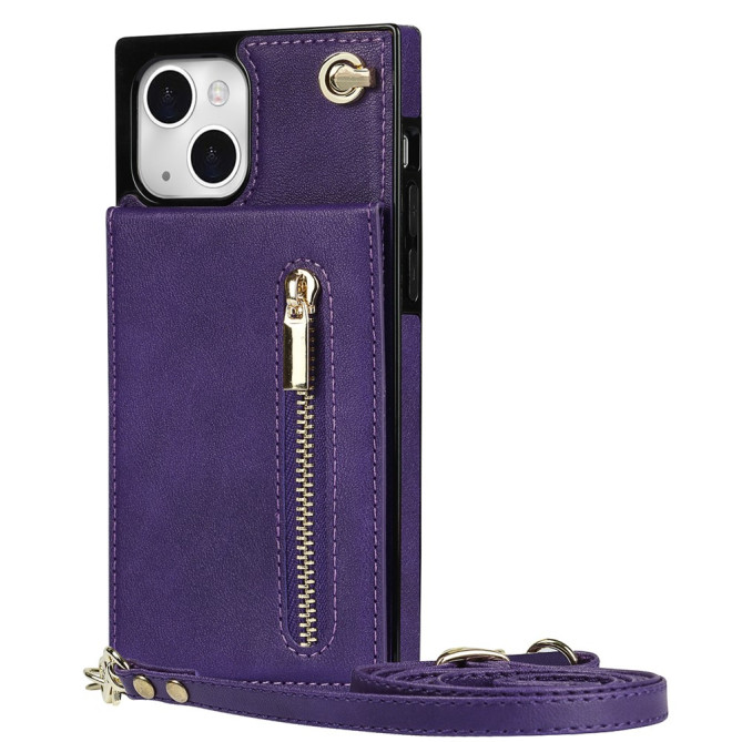 Housse iPhone 13 mini Portefeuille Fermeture Éclair Modèle 3