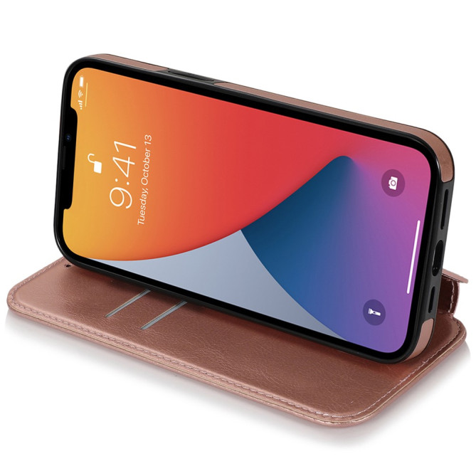 Housse iPhone 13 mini Portefeuille Support Magnétique Modèle 8