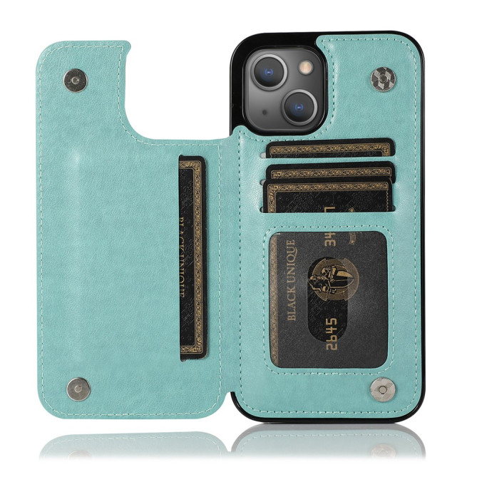 Housse iPhone 13 mini Fleurs Portefeuille Support Modèle 2