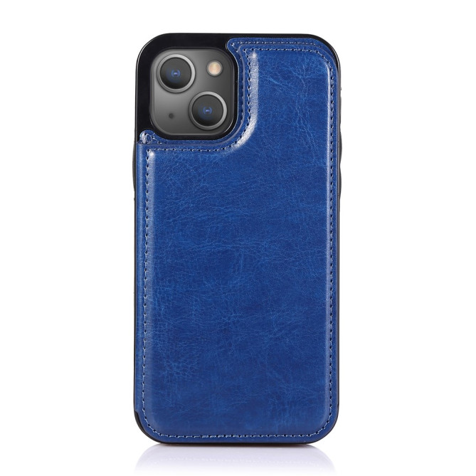Housse iPhone 13 mini Portefeuille Support Crazy Horse Modèle 2