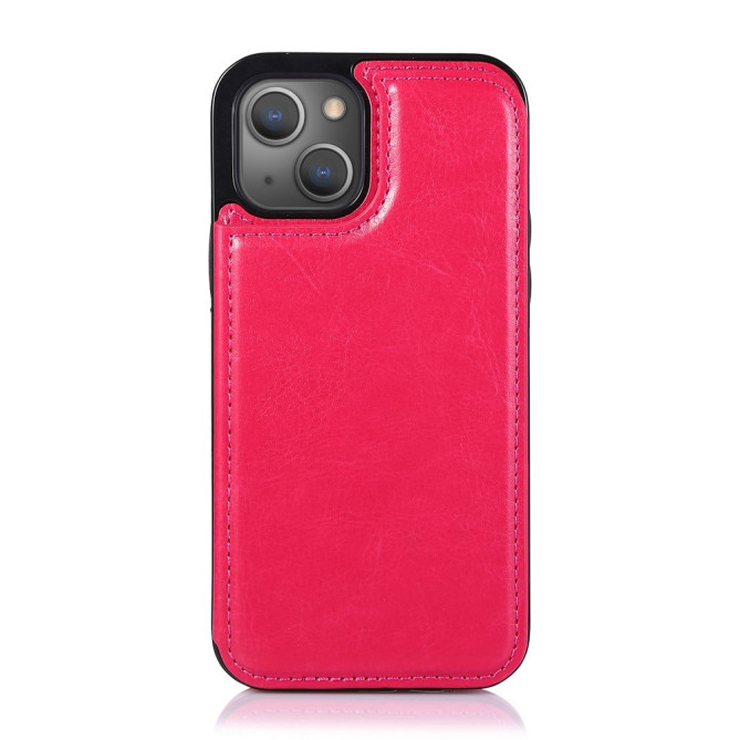 Housse iPhone 13 mini Portefeuille Support Crazy Horse Modèle 2
