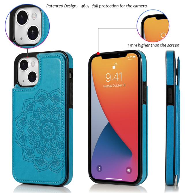 Housse iPhone 13 mini Bleu Modèle 2