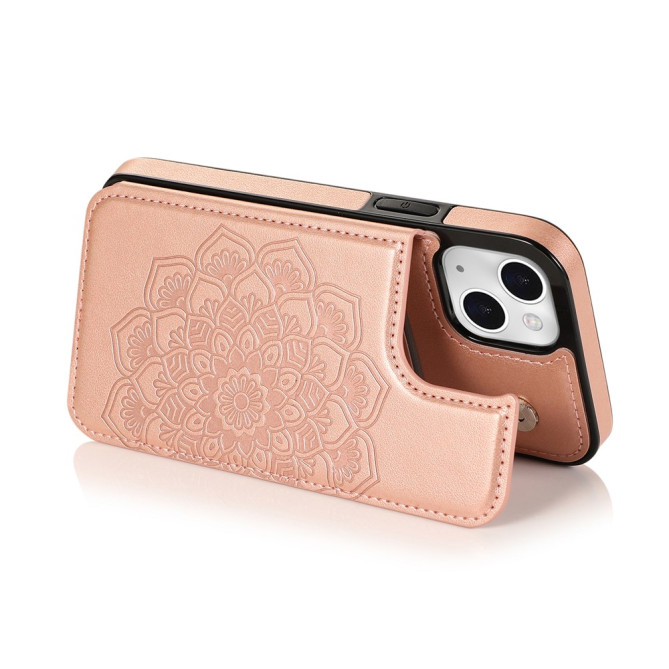 Housse iPhone 13 mini Rose Doré Modèle 3