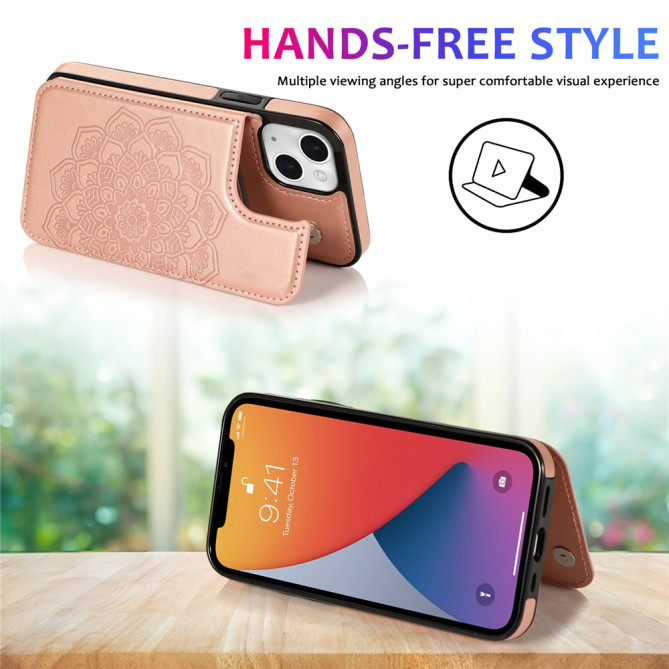 Housse iPhone 13 mini Rose Doré Modèle 3