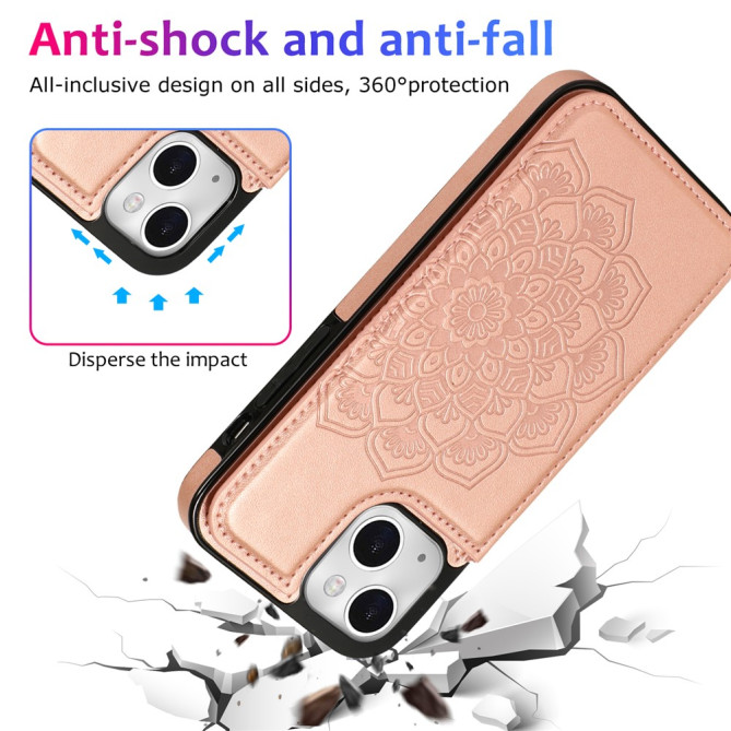 Housse iPhone 13 mini Rose Doré Modèle 3