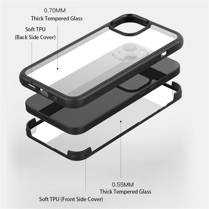 Coque iPhone 13 mini avec Anneau Modèle 2