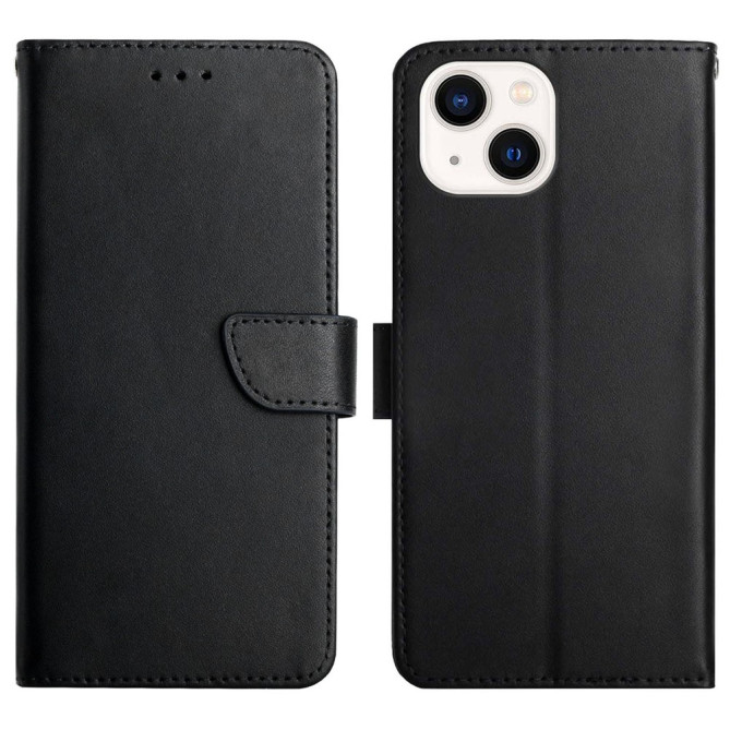 Housse iPhone 13 mini Portefeuille Support Cuir Véritable Modèle 4