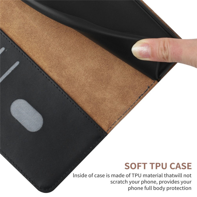 Housse iPhone 13 mini Portefeuille Support Cuir Véritable Modèle 4