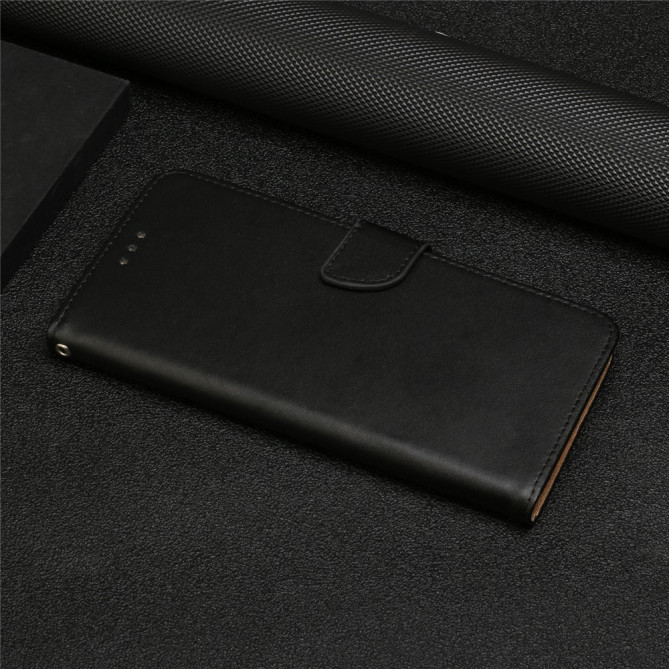 Housse iPhone 13 mini Portefeuille Support Cuir Véritable Modèle 4